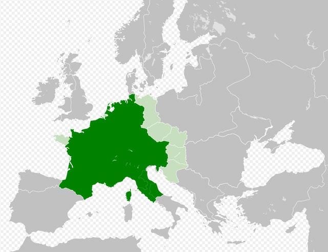 karolinska imperija oko 814 na pocecima carstva