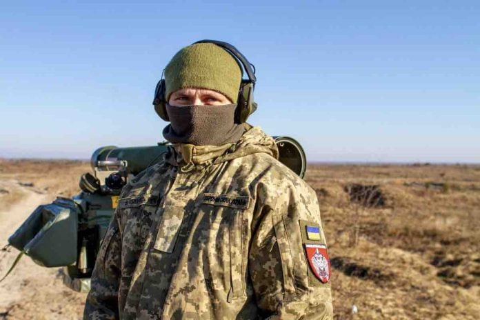 pripadnik 88. odvojene mehanizovane brigade ukrajinskih kopnenih snaga sa rbs 70