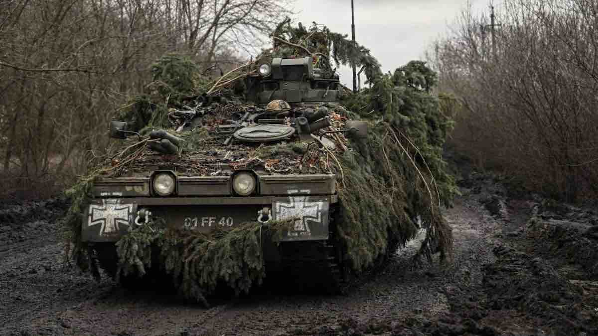 ukrajinski tenk u okolini bahmuta