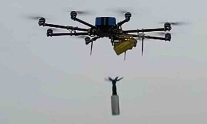 dron sa ukrajinskom verzijom rkg 1600