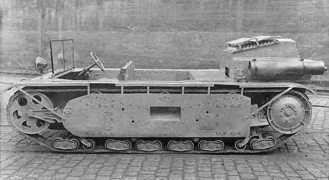 probni model iz 1930. godine. preteca lakog tenka