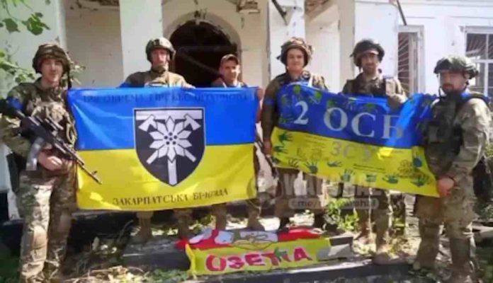 kao rezultat dvonedeljnih teskih borbi ukrajinska vojska je konacno uspela da iskoristi kontrolu nad zonom i ude u selo pjatihatki