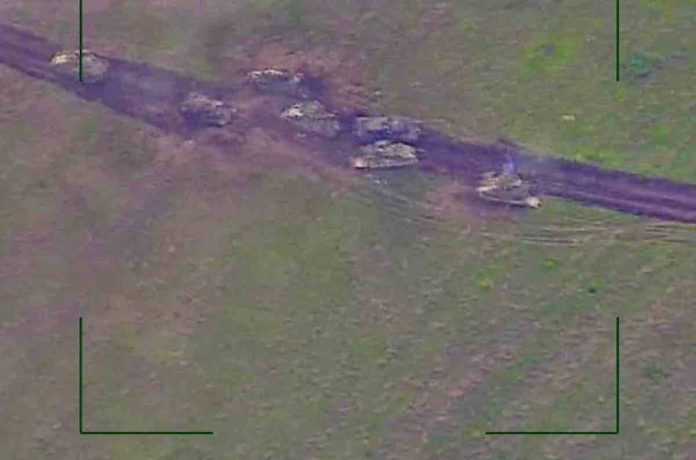 prvi napredak kijevskih snaga ali i gubitci kolona tenkova leopard nastradala u pravcu zaporozja