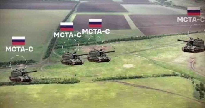 oruzane snage ukrajine unistile cetiri ruske samohodne haubice „msta s sistemima himars video