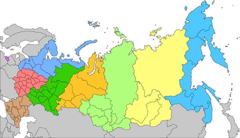 vojne oblasti rusije 1992–1998