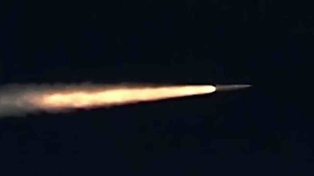 hipersonicna raketa u letu foto rusko ministarstvo odbrane