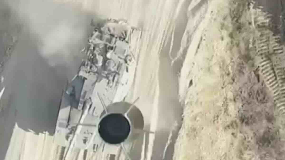 snage hamasa prikazale napad na tenk merkava i oklopna vozila izraleskih odbrambenih snaga