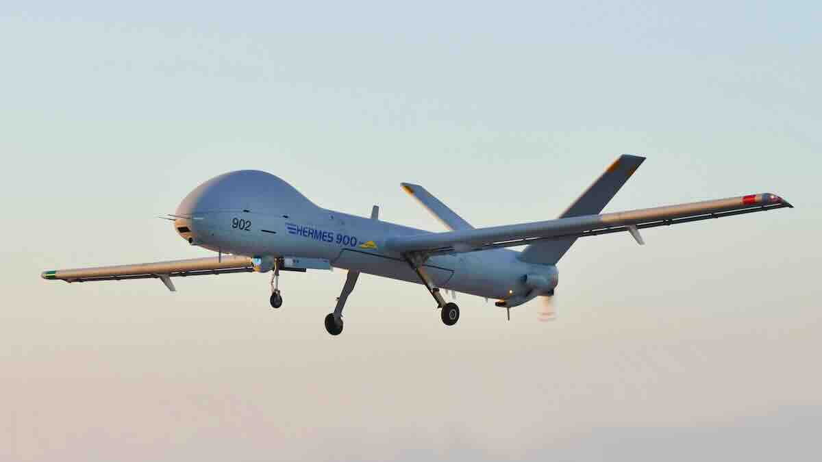 uav elbit system hermes 900