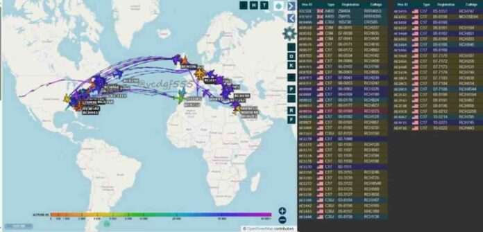 vise od 50 americkih transportnih aviona stiglo na bliski istok u poslednjih 24 sata 1