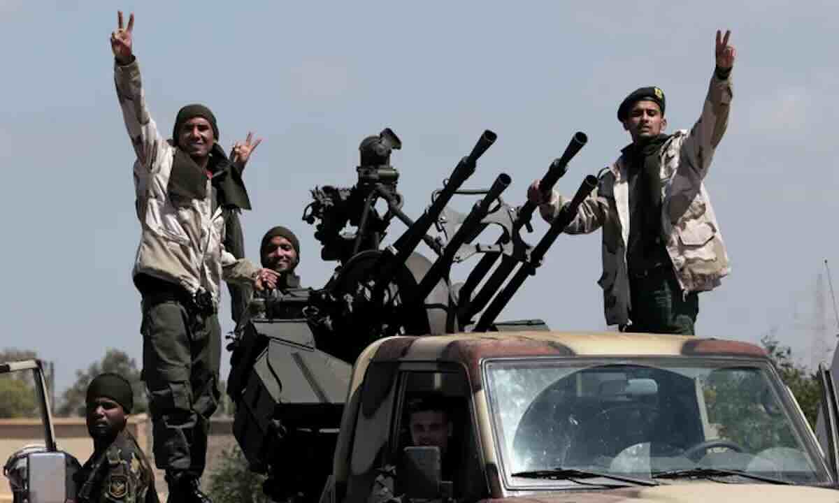 trupe libijske nacionalne armije u bengaziju
