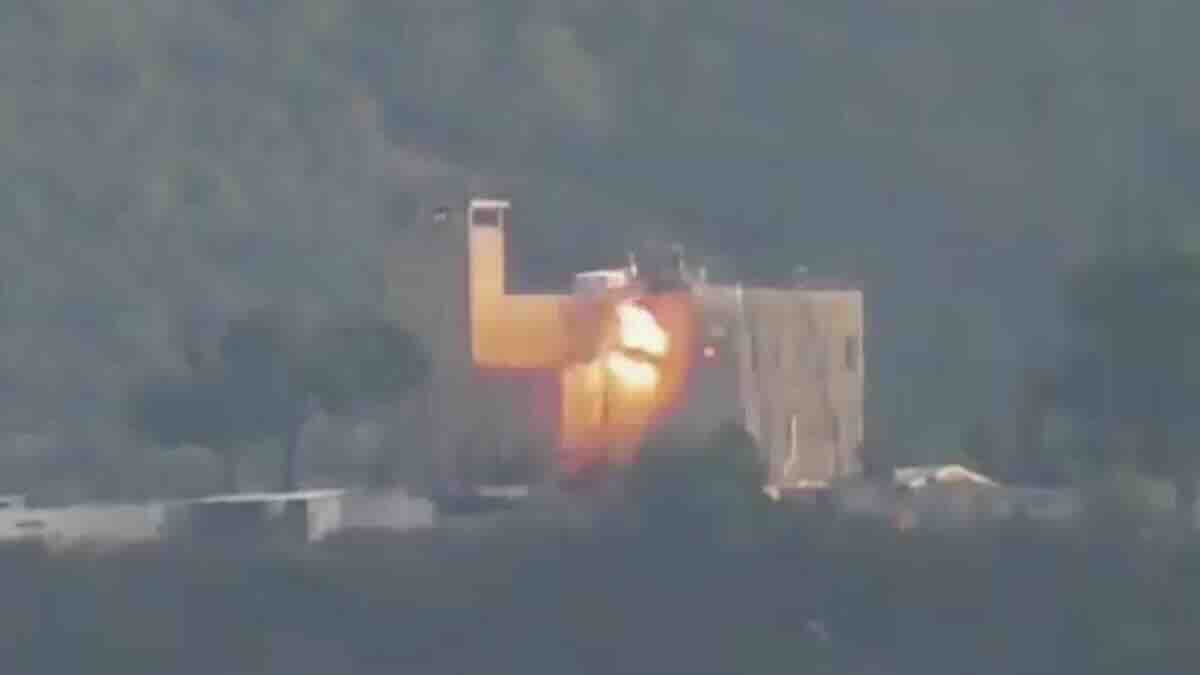 hezbolah objavio snimak razornog raketnog napada na kasarne izraelske vojske