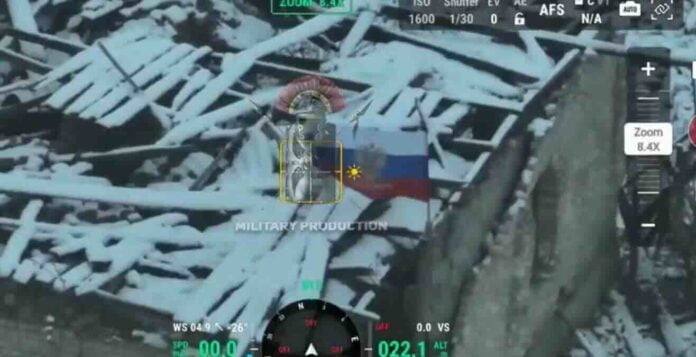 jos jedno ukrajinsko uporiste blizu pada ruska zastava se vijori u zapadnoj marjinki