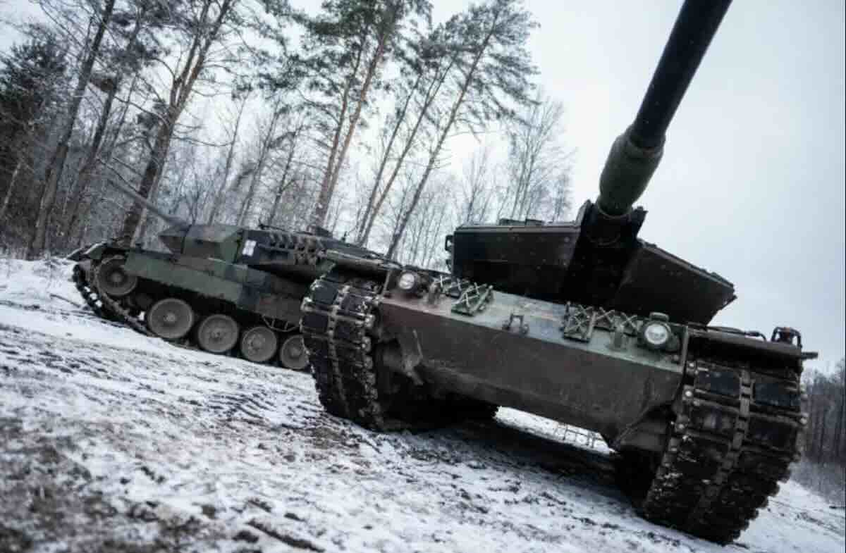 rusija tvrdi da je unistila dva tenka leopard 2 u blizini kupijanska