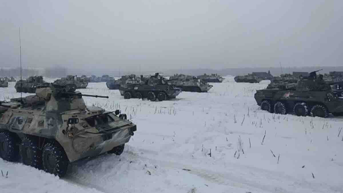 ruske trupe na snegu