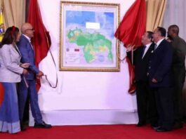 venecuela predstavila mapu zemlje sa novom državom gvajana esekibo