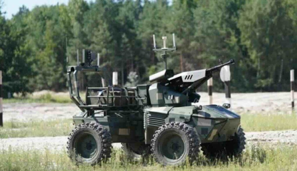ukrajinci prvi put upotrebili kopneni dron ironclad za napad na uporiste ruskih trupa