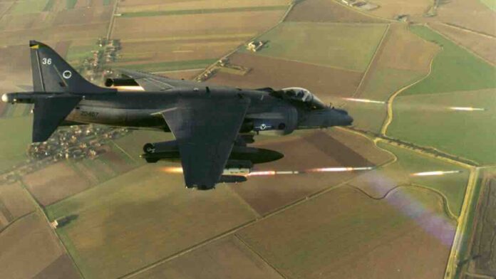 harrier ispaljuje crv7