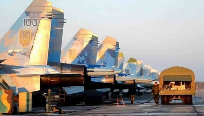 ukrajinski avioni na stajanci