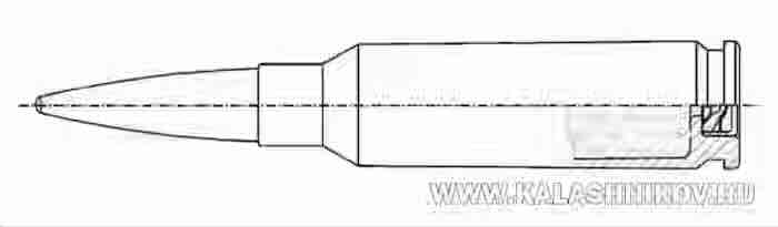 3 sematski prikaz metka za malogabaritno oruzje sa povecanom penetracijom iz patenta ru 2809501 c1 
