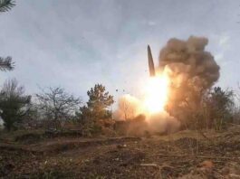 borbeno lansiranje rakete iz sistema iskander na ukrajinske ciljeve