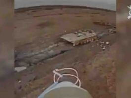 tos 1a iz kamere ukrajinskog fpv drona