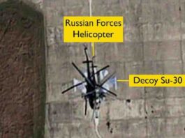 britansko ministarstvo odbrane ruski helikopter „sleteo na lovac su 30“ na aerodromu u bazi na krimu
