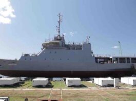 ruska mornarica porinula je nikolaj kamov kao jedini brod projekta 14400 za obuku pilota helikoptera