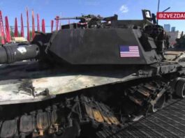 američki tenk m1 abrams stigao na izložbu u moskvi