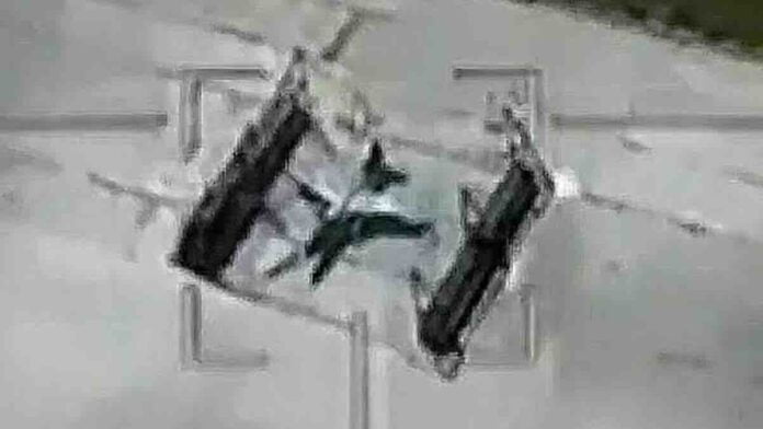 ruska lutajuća municija lancet pogodila ukrajinski lovac su 25 u vazduhoplovnoj bazi