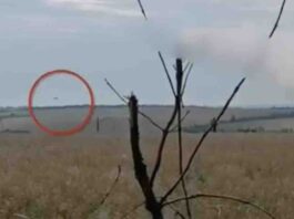 na dramatičnom videu zabeleženo kako ukrajinske snage obaraju ruski su 25 iz ručnog raketnog bacača
