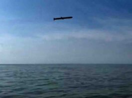 zabeležen trenutak u kome krstareći kalibri lete tik iznad vode od kaspijskog preko crnog mora ka ukrajini