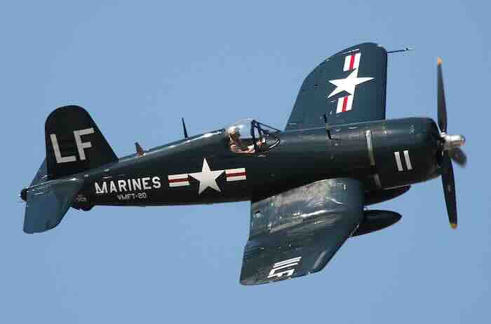 13. ''vought f4u corsair''