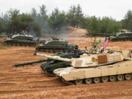 abrams, leopard 2 i čelendžer na zajedničkoj vežbi u letoniji