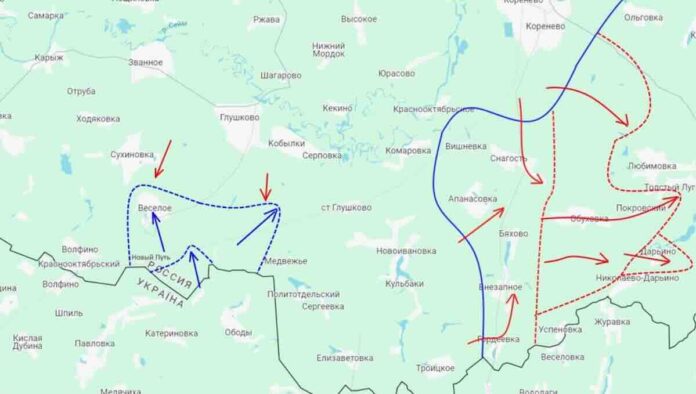 u kurskoj oblasti značajno povećana borbena aktivnost intenzitet uporediv sa početkom ukrajinske invazije