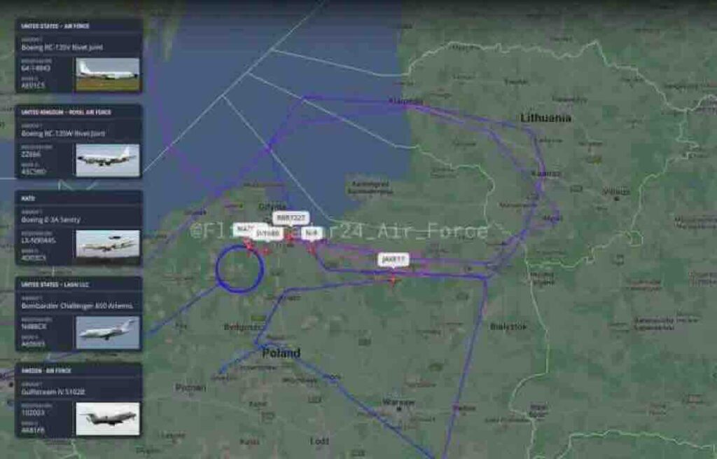 rekordnih pet nato izvidackih aviona patroliralo nebom oko kalinjingrada rekordnih pet nato izviđačkih aviona patroliralo nebom oko kalinjingrada