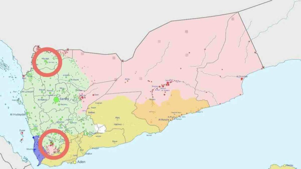 saudijska arabija i ujedinjeni arapski emirati napali hute u jemenu iz dva pravca