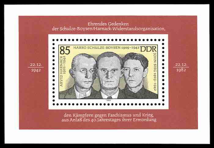 arvid harnack, harro schulze boysen und john sieg