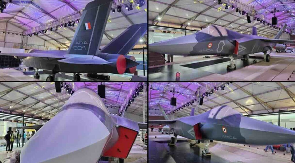 nju delhi predstavio model svog lovca pete generacije amca u punoj velicini na aero india 2025 nju delhi predstavio model svog lovca pete generacije amca u punoj veličini na aero india 2025