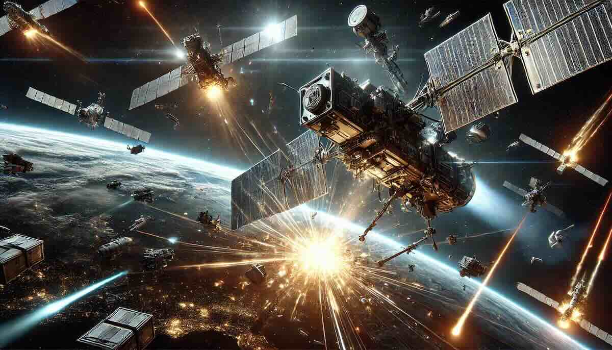 američke svemirske snage dižu uzbunu kina testirala „vazduhoplovne borbe” među satelitima, ai ilustracija američke svemirske snage dižu uzbunu kina testirala „vazduhoplovne borbe” među satelitima, ai ilustracija