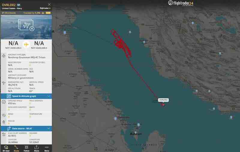 napetost raste iran presreo američki strateški dron mq 4c triton u blizini svojih ključnih nuklearnih objekata