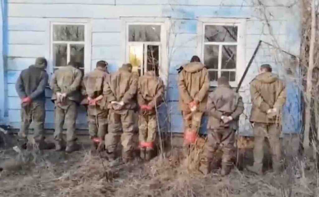 zarobljeni ukrajinski vojnici u ruskoj oblasti kurska