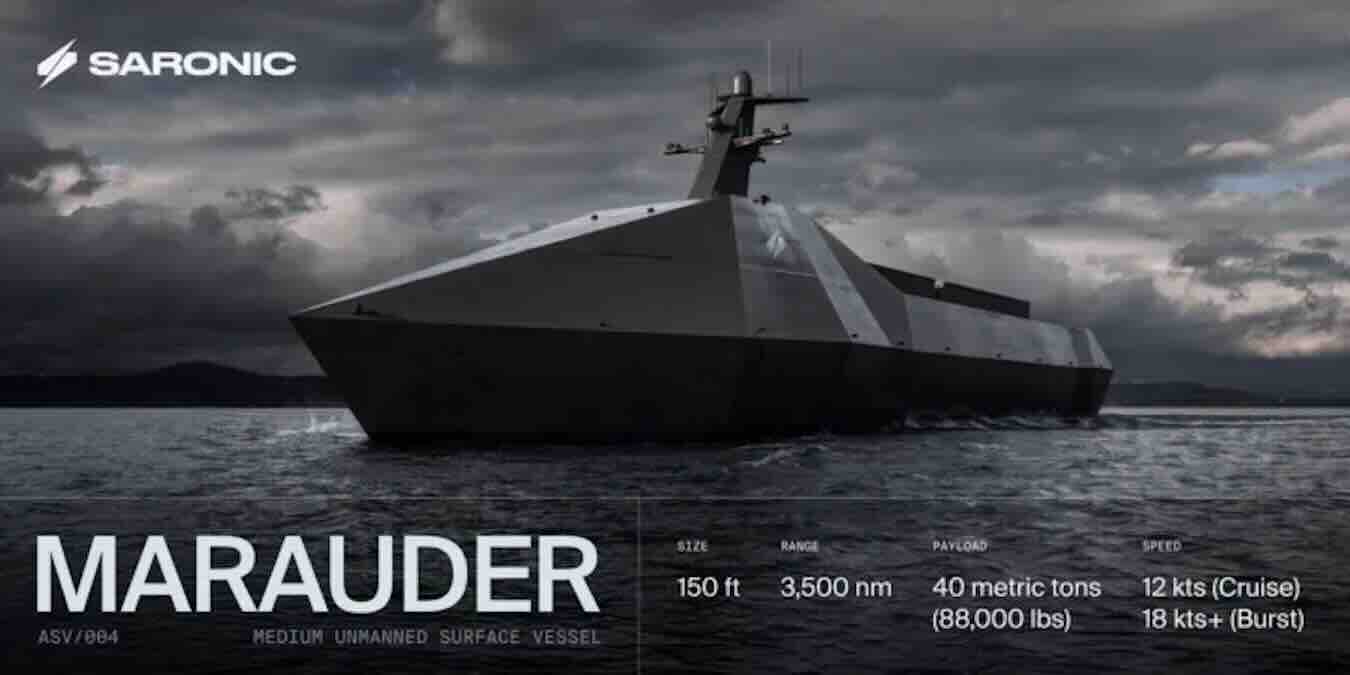 američki gigant predstavio bespilotni brod budućnosti %22marauder%22 nosi 40 tona i plovi 3.500 milja bez posade!