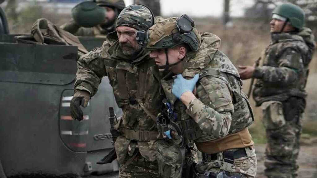 povređeni vojnik, ilustracija