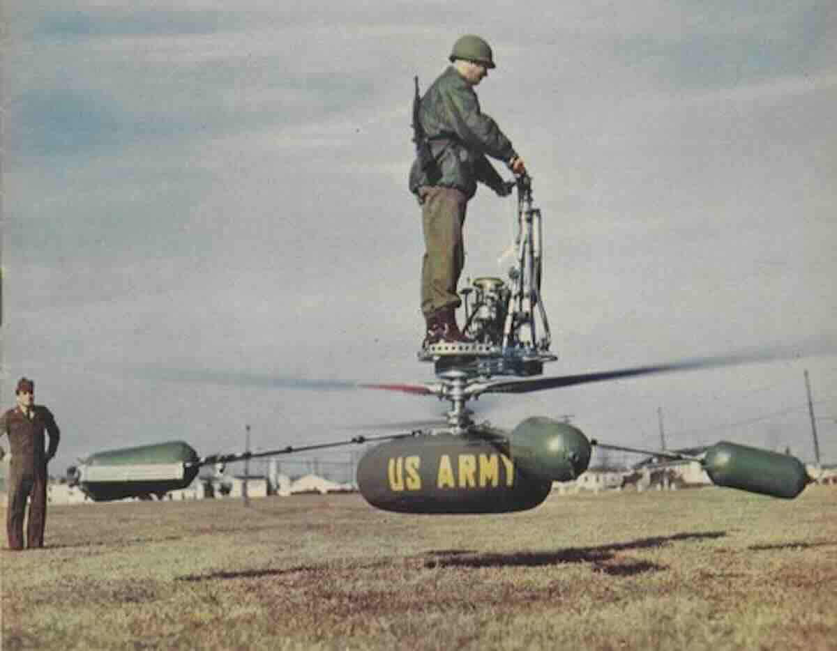 „leteći vojnik“ kako je američka vojska testirala bizarni helikopter za jednog čoveka koji je završio katastrofom!