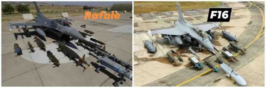 f 16 vs rafale