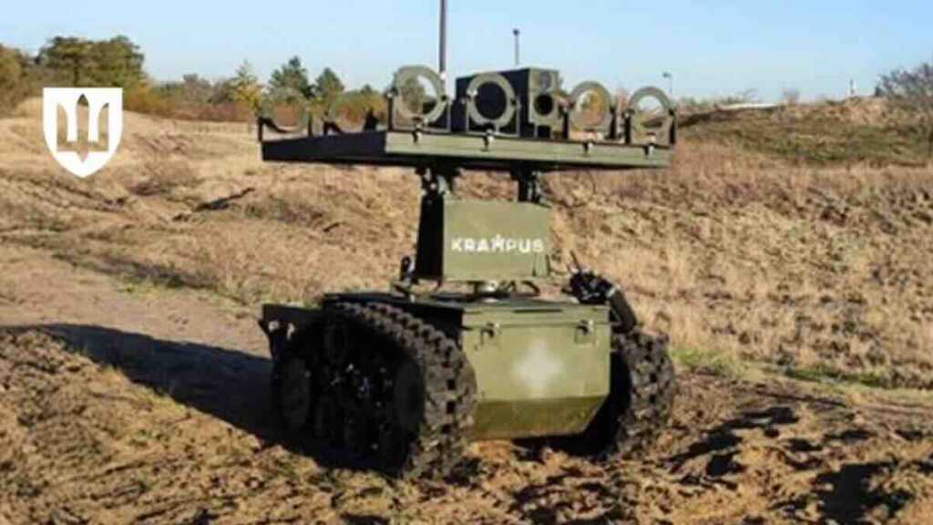 novi ukrajinski termobarični robotski tenk krampus spaljuje neprijatelje plamenom od 2.500°c!