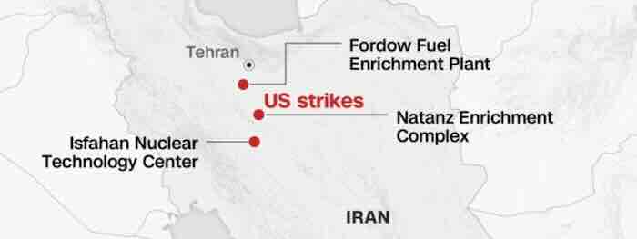 gde su sve bombarderi b 2 dejstvovali u iranu