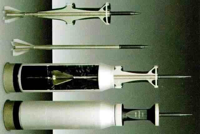 potkalibarni opereni rastavljen po delovima