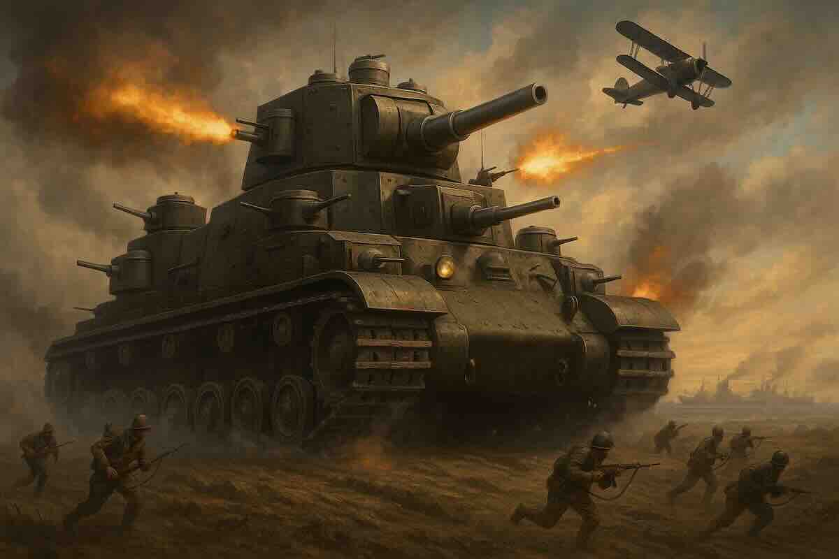 tenk od 1.000 tona! zaboravite hitlerov maus – sovjeti su planirali kopneni bojni brod sa šest kupola i pvo! tenk od 1.000 tona! zaboravite hitlerov maus – sovjeti su planirali kopneni bojni brod sa šest kupola i pvo!