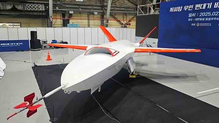 novi južnokorejski borbeni dron lowus